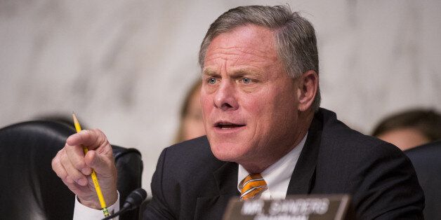 UNITED STATES - SEPTEMBER 9: Sen. Richard Burr, R-N.C., questions witnesses during the Senate Veterans' Affairs Committee hearing on 'The State of VA Health Care' on Tuesday, Sept. 9, 2014. (Photo By Bill Clark/CQ Roll Call)