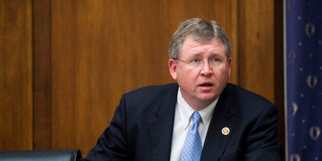 UNITED STATES - FEBRUARY 11: Rep. Frank Lucas, R-Okla., takes his seat to hear testimony from Federal Reserve Board Chairwoman Janet Yellen during the House Financial Services Committee hearing on 'Monetary Policy and the State of the Economy' on Tuesday, Feb. 11, 2014. (Photo By Bill Clark/CQ Roll Call)