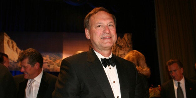 Supreme Court Justice Samuel Alito poses for a portrait during the National Italian American Foundation Gala at the Washington Hilton in Washington D.C., U.S., on Saturday, Oct. 13, 2012. Photographer: Stephanie Green/Bloomberg via Getty Images