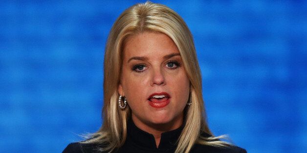 TAMPA, FL - AUGUST 29: Florida Attorney General Pam Bondi speaks during the third day of the Republican National Convention at the Tampa Bay Times Forum on August 29, 2012 in Tampa, Florida. Former Massachusetts Gov. Mitt Romney was nominated as the Republican presidential candidate during the RNC, which is scheduled to conclude August 30. (Photo by Mark Wilson/Getty Images)