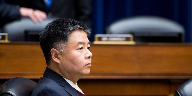 UNITED STATES - FEBRUARY 3: Rep. Ted Lieu, D-Calif., participates in the House Oversight and Government Reform Committee hearing on 'Inspectors General: Independence, Access and Authority' on Tuesday, Feb. 3, 2015. (Photo By Bill Clark/CQ Roll Call)