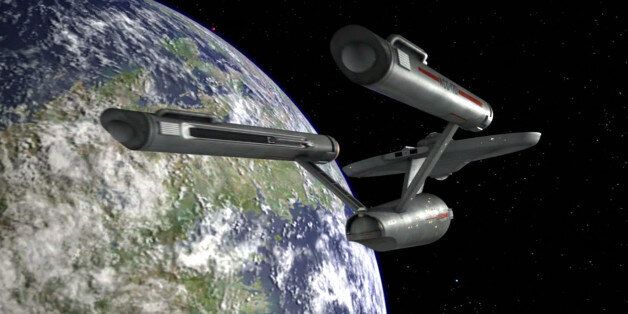 LOS ANGELES - JANUARY 12: The U.S.S. Enterprise in the STAR TREK episode, 'A Piece of the Action.' Original air date, January 12, 1968, season 2, episode 17. Image is a screen grab. (Photo by CBS via Getty Images) 