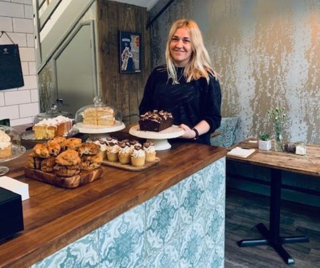 Harriet Gallimore, owner of The Cakery in Newcastle-under-Lyme in Staffordshire 