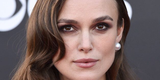 Keira Knightley arrives at the Hollywood Film Awards at the Palladium on Friday, Nov. 14, 2014, in Los Angeles. (Photo by Jordan Strauss/Invision/AP)