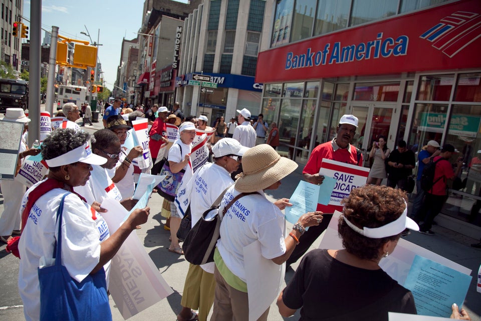 Senior "Knit In" Protest - New York City