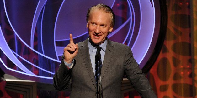 EXCLUSIVE - Bill Maher speaks on stage at the 2014 Television Academy Hall of Fame on Tuesday, March 11, 2014, at the Beverly Wilshire in Beverly Hills, Calif. (Photo by Frank Micelotta/Invision for the Television Academy/AP Images)