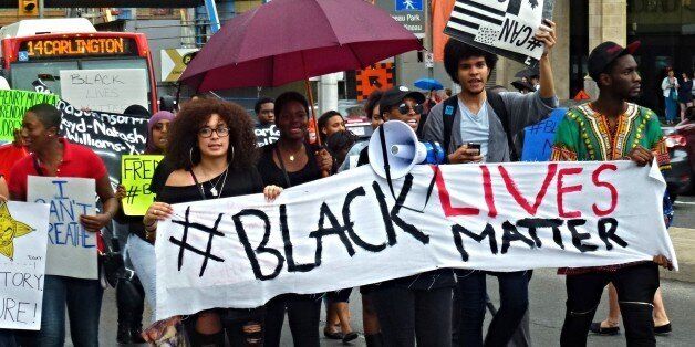 Black Lives Matter protesters march through the streets of Ottawa on May 30, 2015. Photo: OBERT MADONDO/The Canadian Progressive