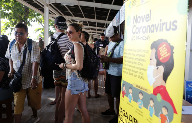 Bali records its first death from COVID-19, a tourist.