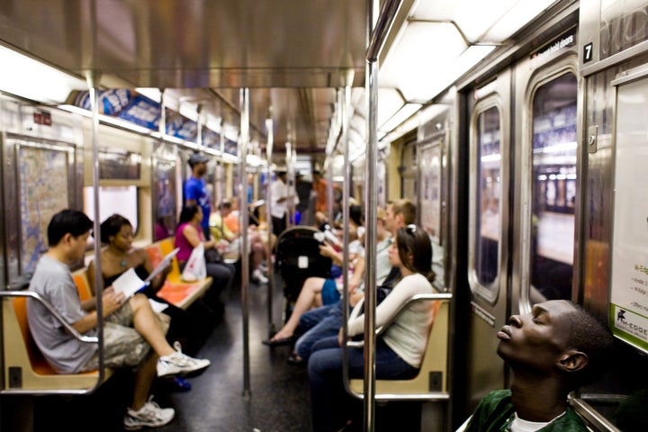 ニューヨークの地下鉄