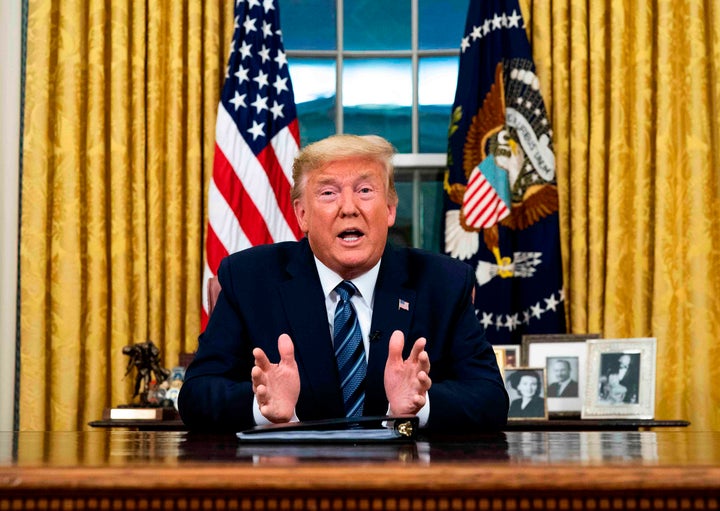 President Donald Trump suspended all travel from Europe on Wednesday night, hour after the World Health Organization declared the coronavirus known as COVID-19 a pandemic.