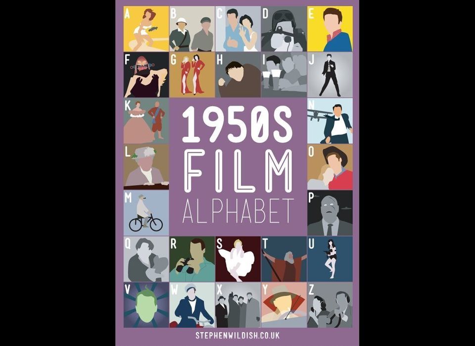 50s Film Alphabet