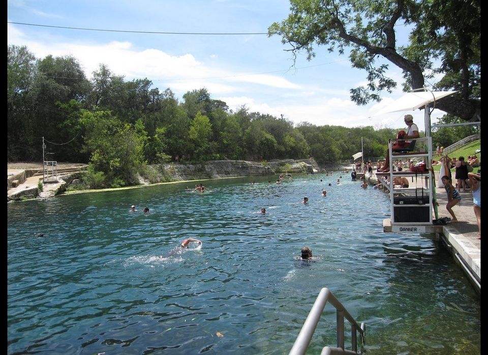 Barton Springs Pool, Zilker Park, Austin Texas
