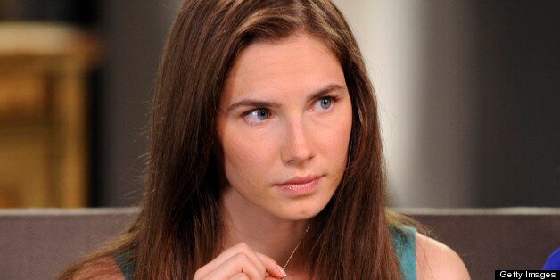 ABC NEWS - EXCLUSIVE - Amanda Knox - the college junior who became the center of a dramatic murder trial in Italy, conviction and the court appeal that finally acquitted and freed her - speaks to Diane Sawyer during an exclusive interview airing on TUESDAY, APRIL 30 (10-11pm, ET) on the ABC Television Network as well as all ABC News programs and platforms. (Photo by Ida Mae Astute/ABC via Getty Images) AMANDA KNOX