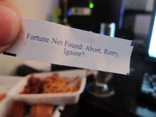 Fortune Is Lost