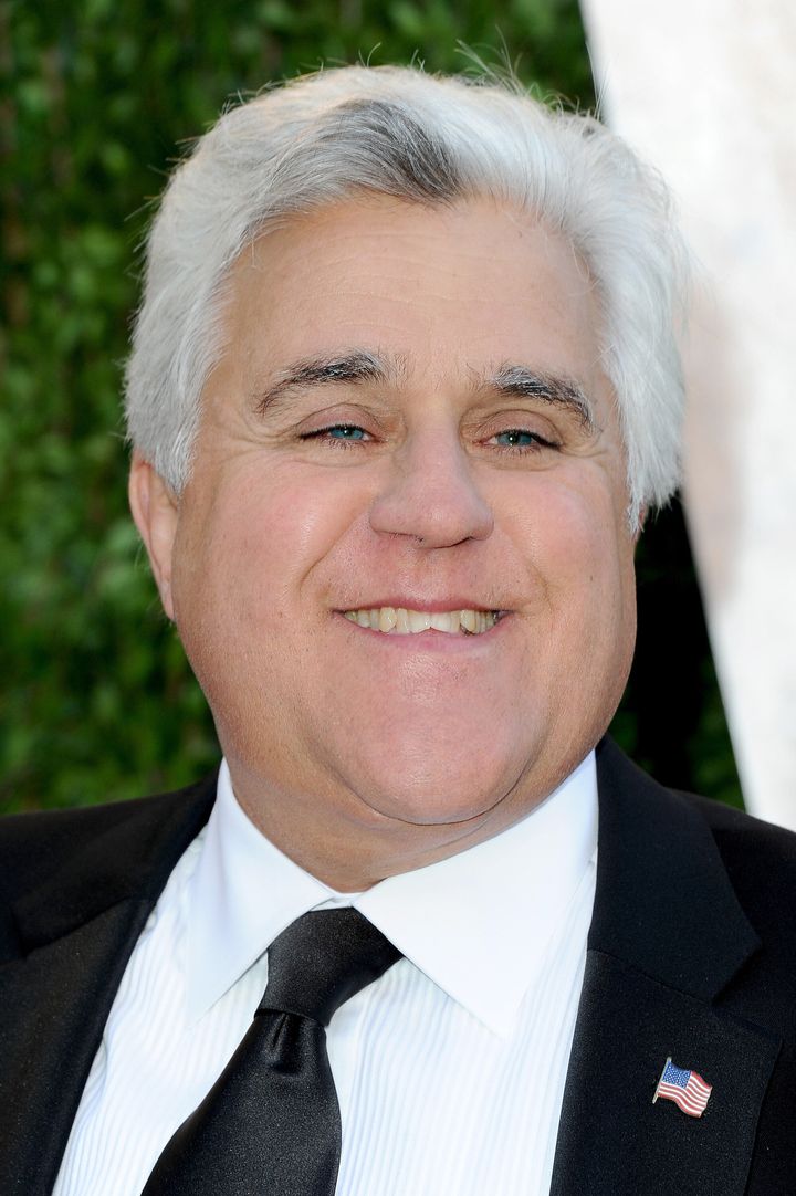 WEST HOLLYWOOD, CA - FEBRUARY 24: TV personality Jay Leno arrives at the 2013 Vanity Fair Oscar Party hosted by Graydon Carter at Sunset Tower on February 24, 2013 in West Hollywood, California. (Photo by Pascal Le Segretain/Getty Images)
