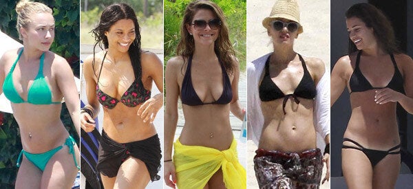 Best Celebrity Bikini Bodies Of Summer 12 Stars On The Beach Photos Huffpost Canada