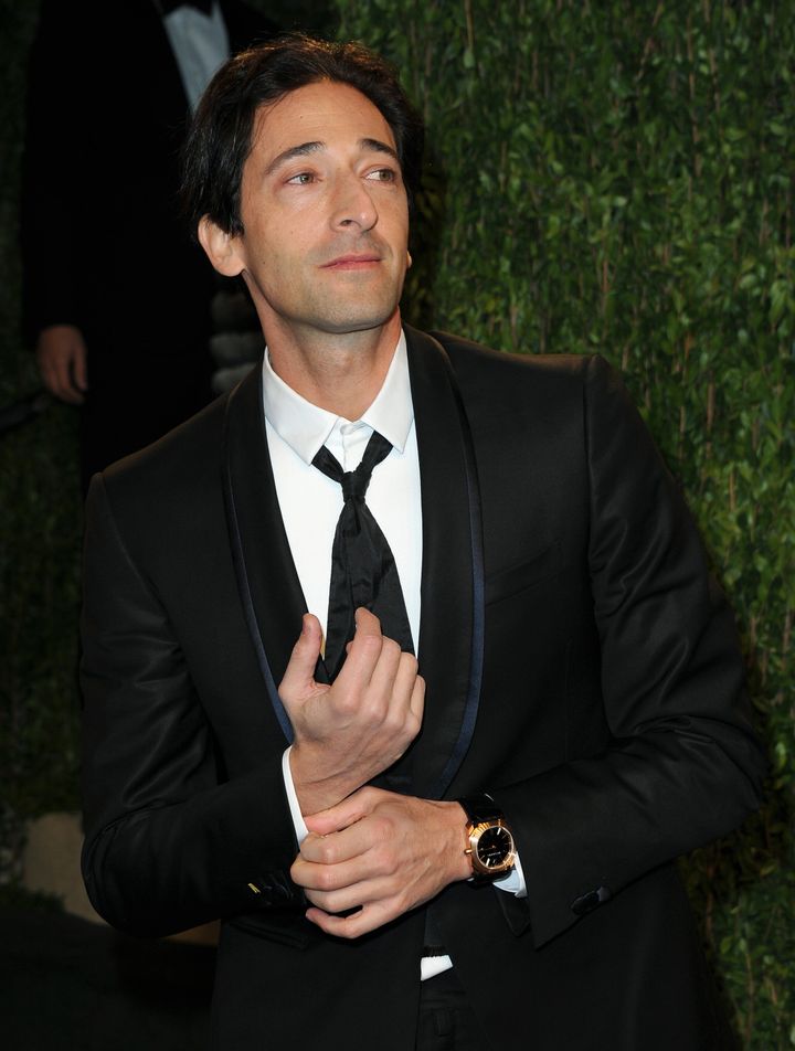 WEST HOLLYWOOD, CA - FEBRUARY 24: Actor Adrien Brody arrives at the 2013 Vanity Fair Oscar Party hosted by Graydon Carter at Sunset Tower on February 24, 2013 in West Hollywood, California. (Photo by Pascal Le Segretain/Getty Images)