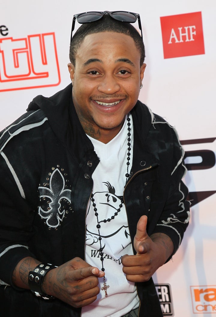 LOS ANGELES, CA - APRIL 06: Actor Orlando Brown attends the AIDS Healthcare Foundation 'Tickets for Testing' event & 'We the Party' screening at Rave Baldwin Hills 15 Theatres on April 6, 2012 in Los Angeles, California. (Photo by David Livingston/Getty Images)