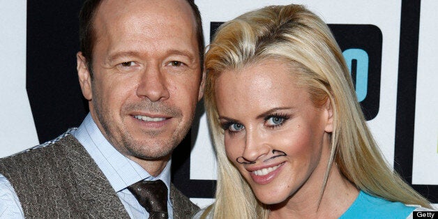 WATCH WHAT HAPPENS LIVE -- Episode 818 -- Pictured: (l-r) Donnie Wahlberg, Jenny McCarthy -- (Photo by: Peter Kramer/Bravo/NBCU Photo Bank via Getty Images)