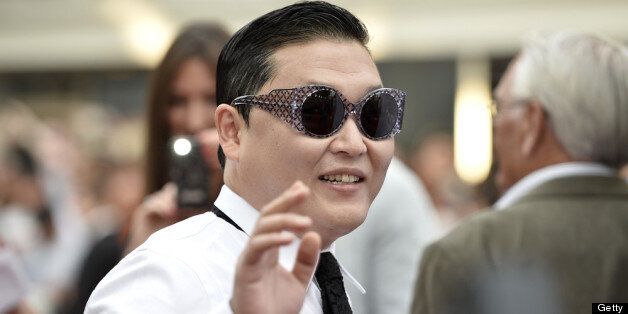 LOS ANGELES, CA - JULY 11: Rapper Psy attends the premiere of Summit Entertainment's 'RED 2' at Westwood Village on July 11, 2013 in Los Angeles, California. (Photo by Frazer Harrison/Getty Images)