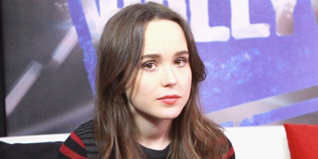 LOS ANGELES, CA - OCTOBER 8: (EXCLUSIVE ACCESS): Ellen Page visits the Young Hollywood Studio on October 8, 2013 in Los Angeles, California. (Photo by Mary Clavering/Young Hollywood/Getty Images)