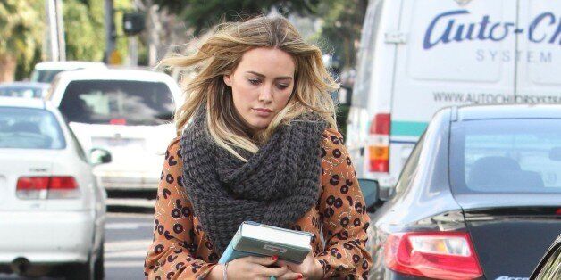 Hilary Duff Street Style- Out in Los Angeles - December 2013