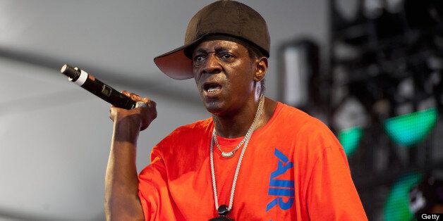 GULF SHORES, AL - MAY 18: Plavor Flav of Public Enemy performs during the 2013 Hangout Music Festival on May 18, 2013 in Gulf Shores, Alabama. (Photo by Erika Goldring/Getty Images)