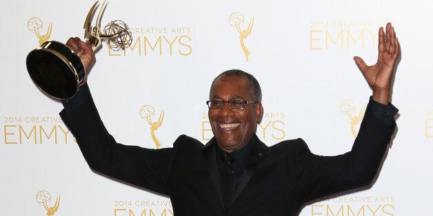 LOS ANGELES, CA - AUGUST 16: Actor Joe Morton attends the 2014 Creative Arts Emmy Awards press room at the Nokia Theatre L.A. Live on August 16, 2014 in Los Angeles, California. (Photo by David Livingston/Getty Images)
