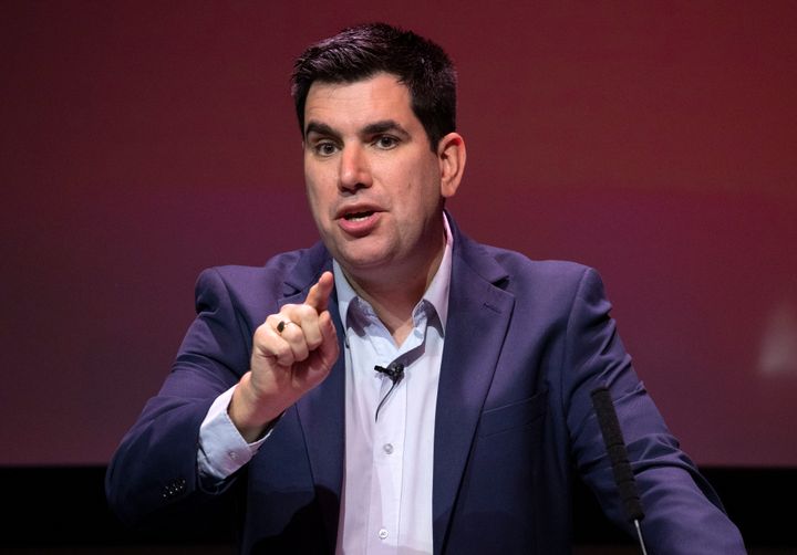 Richard Burgon during the Labour leadership hustings at the SEC centre, Glasgow.