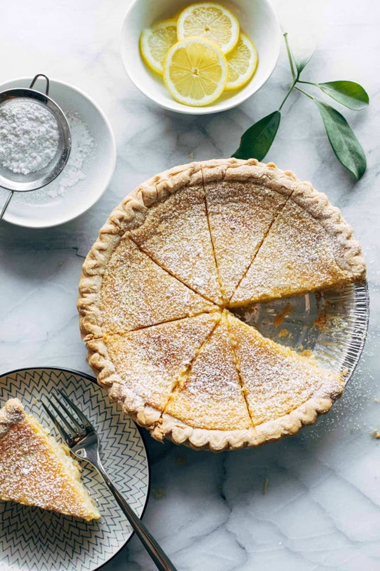 Get the Blender Lemon Pie recipe from Pinch of Yum &nbsp;