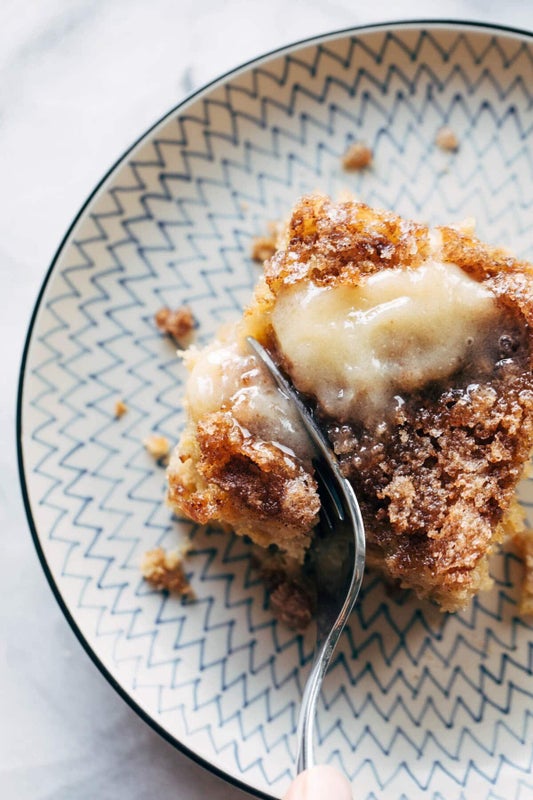 Get the Cinnamon Sugar Apple Cake recipe from Pinch of Yum 