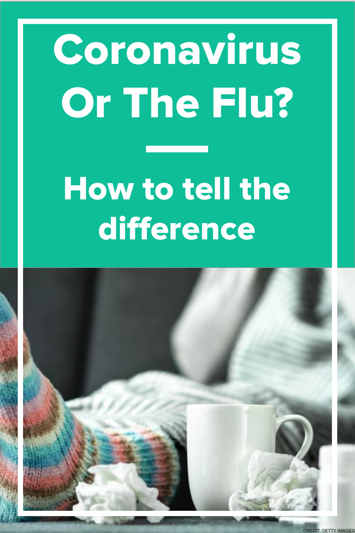 How to tell the difference between the new coronavirus and the flu