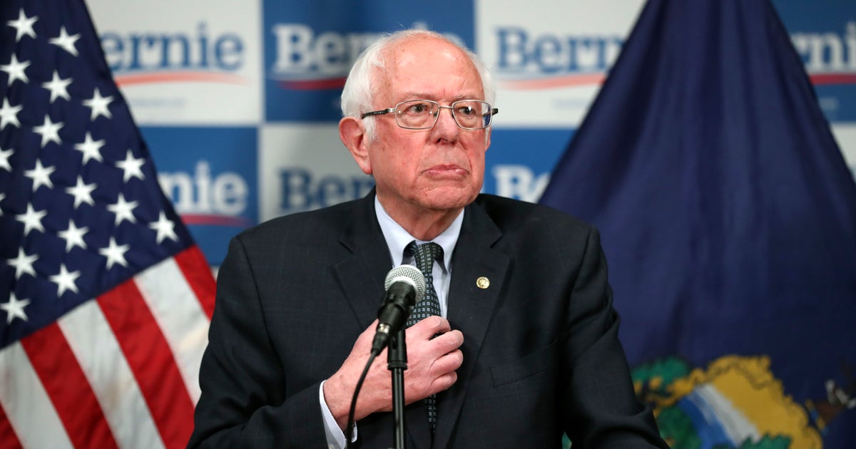 Bernie Sanders Calls For National Emergency Response To Coronavirus Pandemic