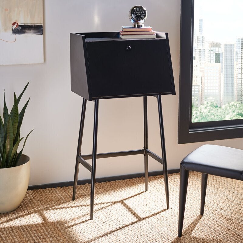 Mid-Century Mini Secretary Desk (28)