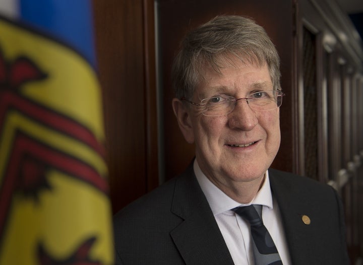 Nova Scotia's Chief Justice Michael MacDonald stands in his office during his last days on the job in Halifax on Jan. 30, 2019.