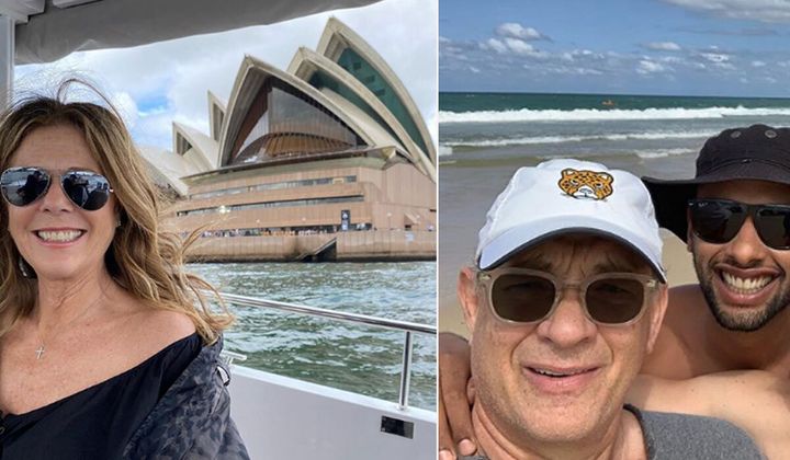 Tom Hanks has travelled to QLD and NSW hotspots while visiting Australia. 