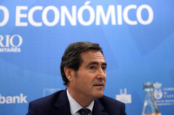 El presidente de la CEOE, Antonio Garamendi.
