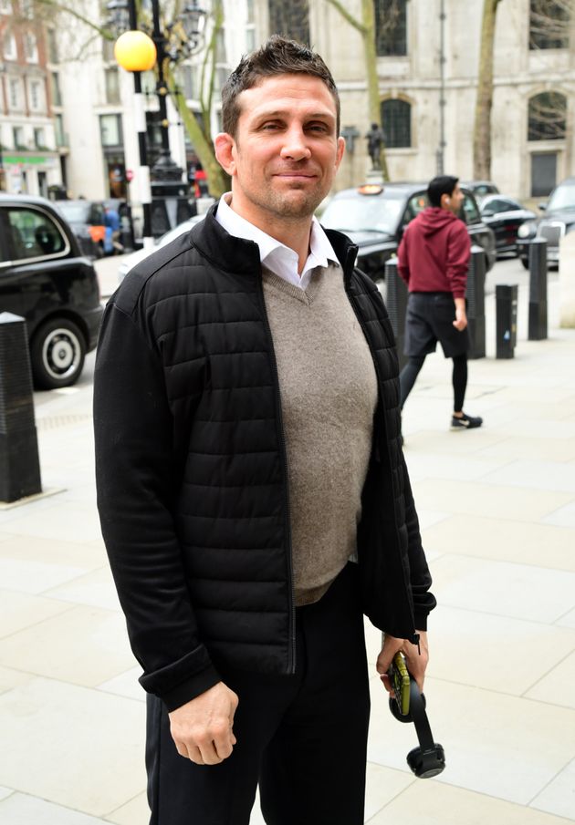 Alex Reid seen outside the High Court in London