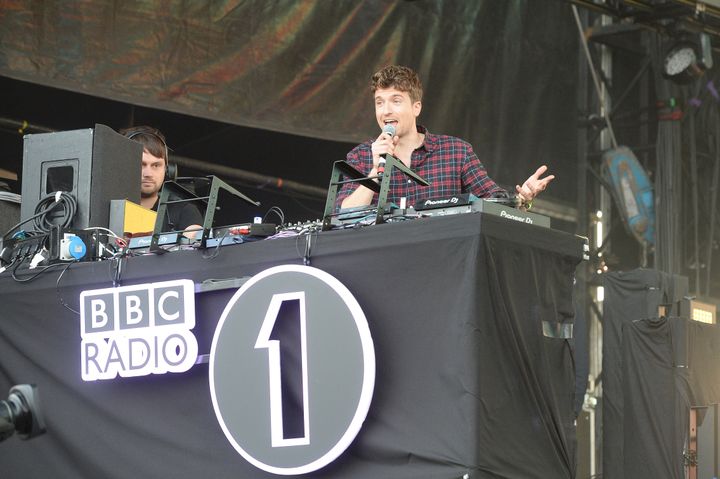 Radio 1 Breakfast DJ Greg James at the Big Weekend in Hull in 2017