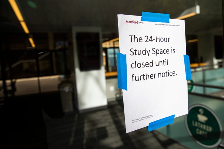 “It felt like they pulled the rug out from underneath me,” says Borough of Manhattan Community College student James Hill III. Campuses around the country have switched to online learning due to the spread of the coronavirus.