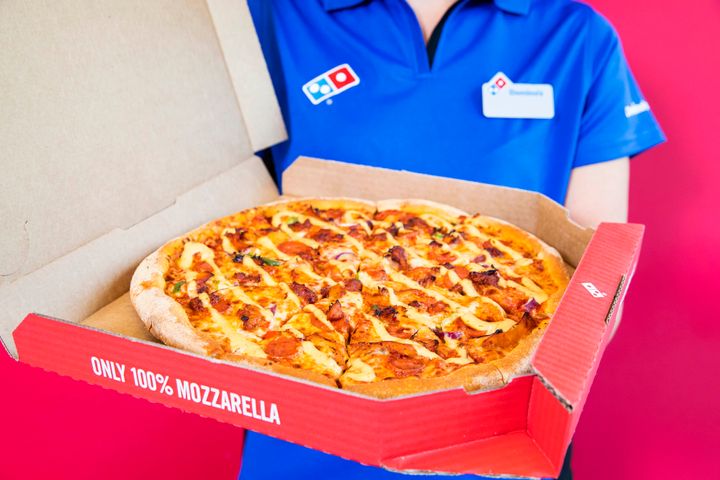 To celebrate Valentine's Day, Domino's has introduced a new Mediterranean-inspired Catalan Chicken & Chorizo pizza to its menu, as it expects over 300,000 pizzas to be ordered for the occasion and around 500 orders a minute during the dinner time peak.