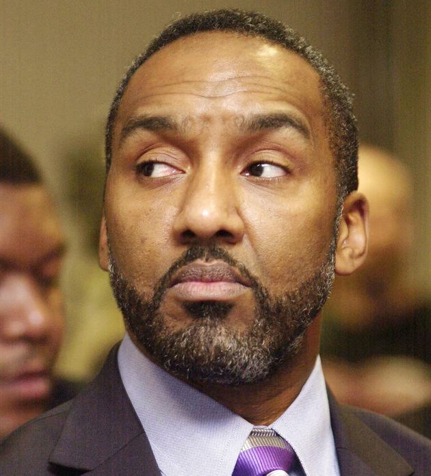 The former chairman of the Metropolitan Black Police Association Leroy Logan looks on during the formal launch of the Morris Inquiry inside the offices of the Metropolitan Police Authority in central London.