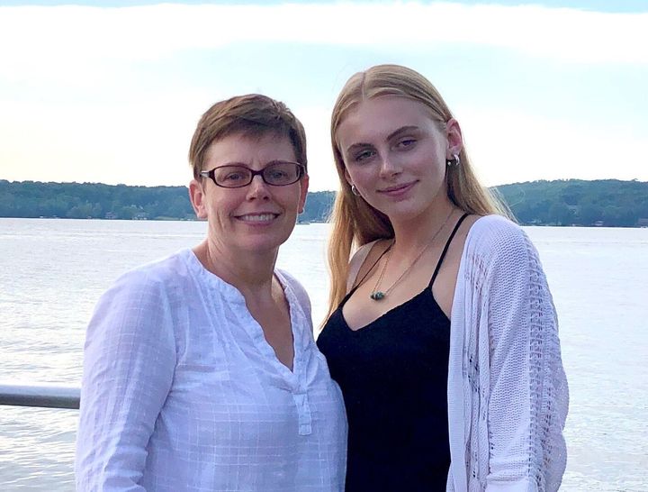 Ann Wallace with her daughter Molly on vacation in 2019.