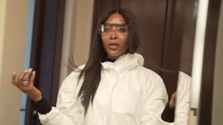 「ウケ狙いではない」ナオミ・キャンベルが防護服での移動について語る