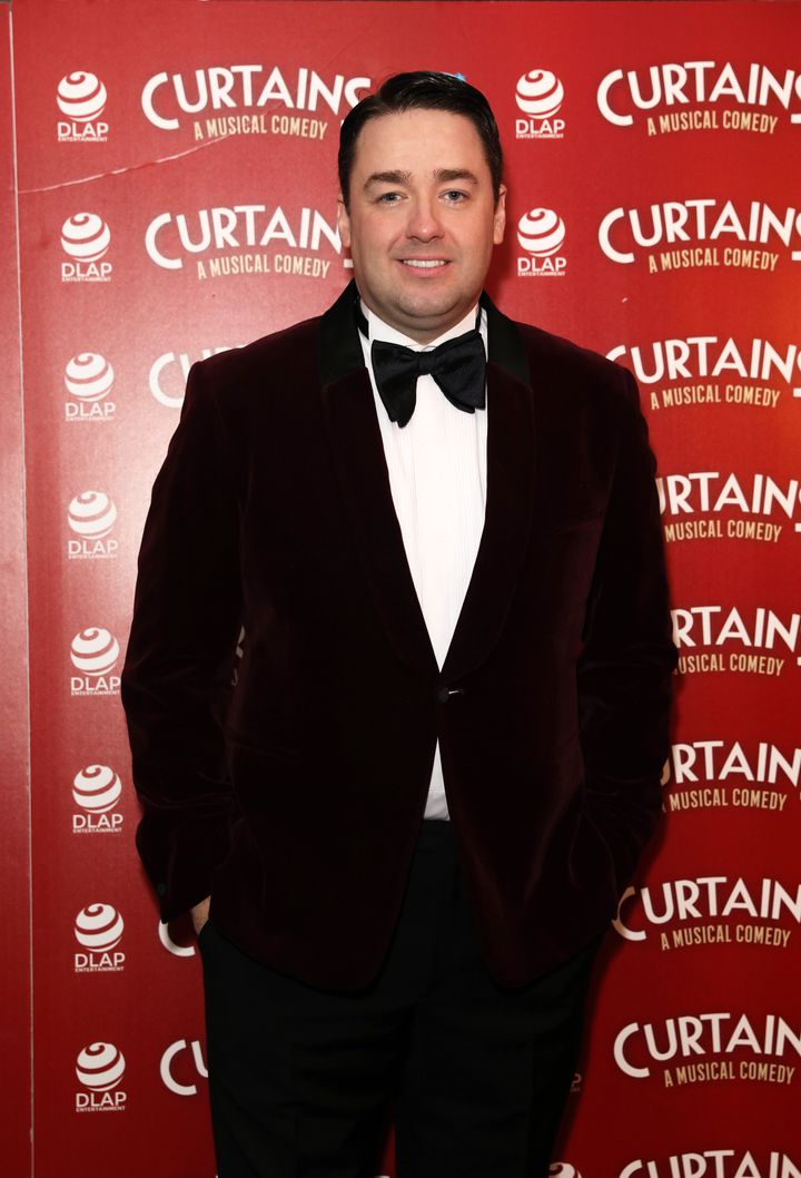 Jason at the Curtains press launch in December last year