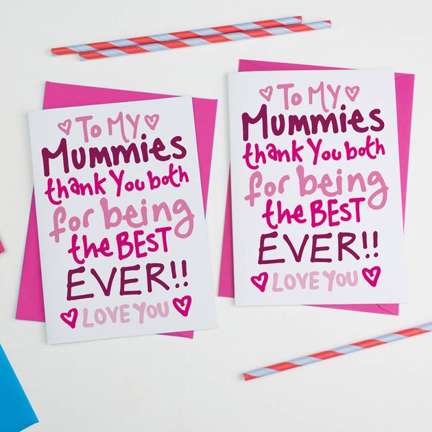 Mothers Day Card For Same Sex Couples, Not On The High Street, £3.80