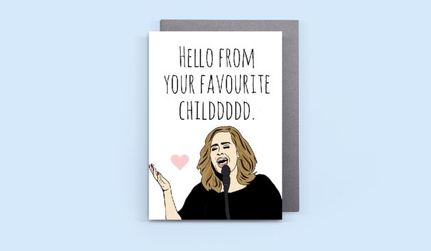 A5 Adele Card, Thortful, £3.29
