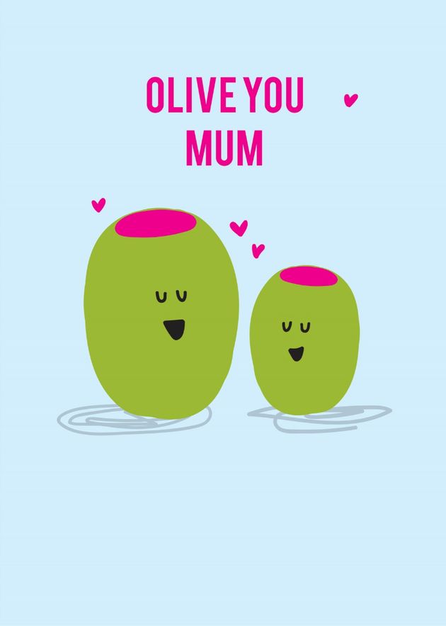 Olive You Card, Scribbler, £3.40