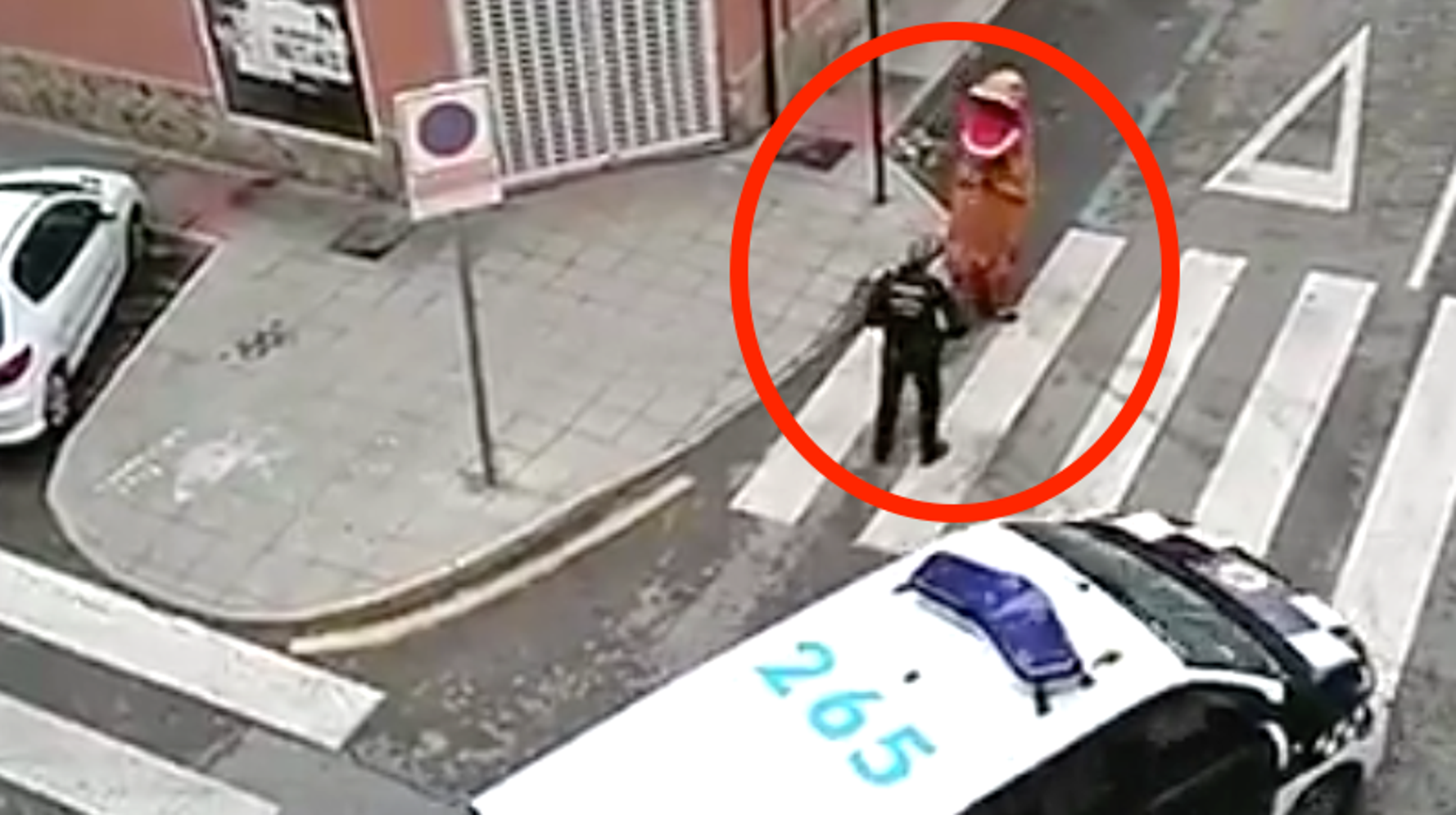 Spanish Police Stop Man In T Rex Costume Flouting Strict