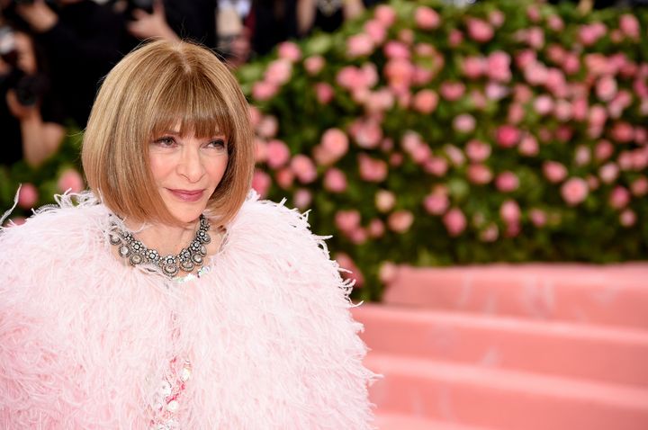 Anna Wintour attends the Met Gala Celebrating Camp: Notes on Fashion at the Metropolitan Museum of Art on May 6, 2019.